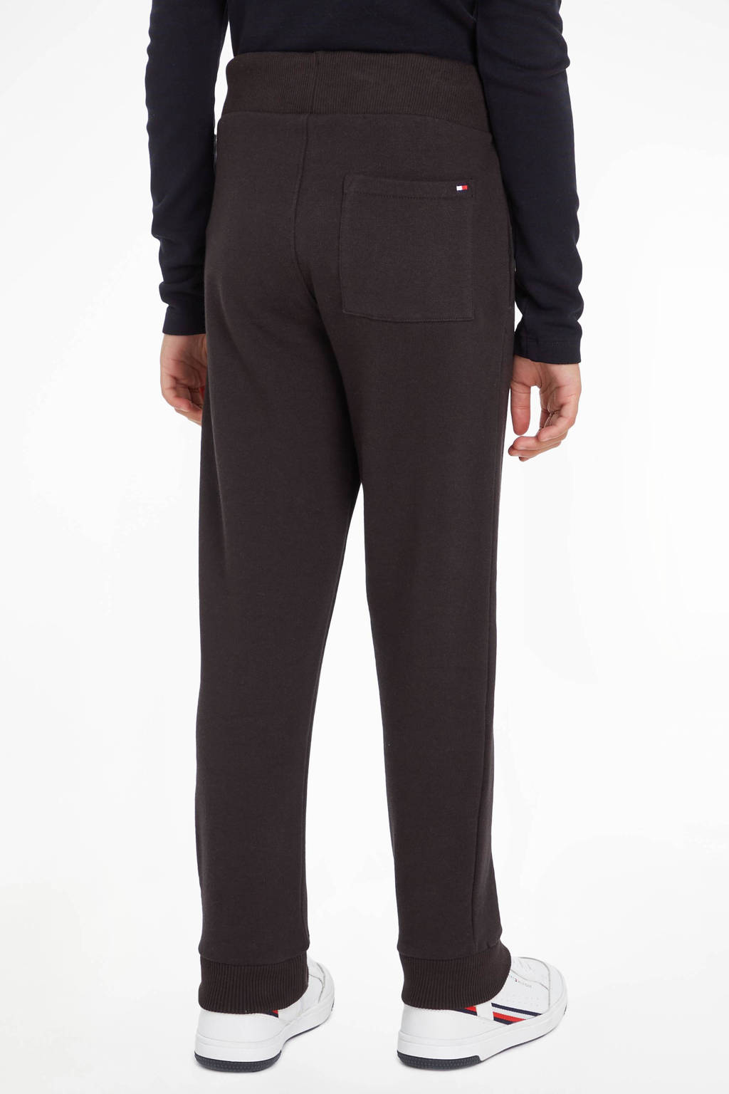 Tommy Hilfiger joggingbroek van katoen zwart
