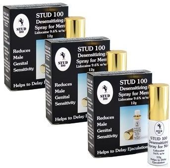 Stud 100 - Delay Spray - 3 Flesjes