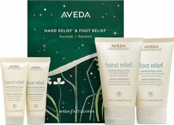 AVEDA_SET Hand Relief & Foot Relief Moisturizing Hand Creme 2x125ml   2x40ml