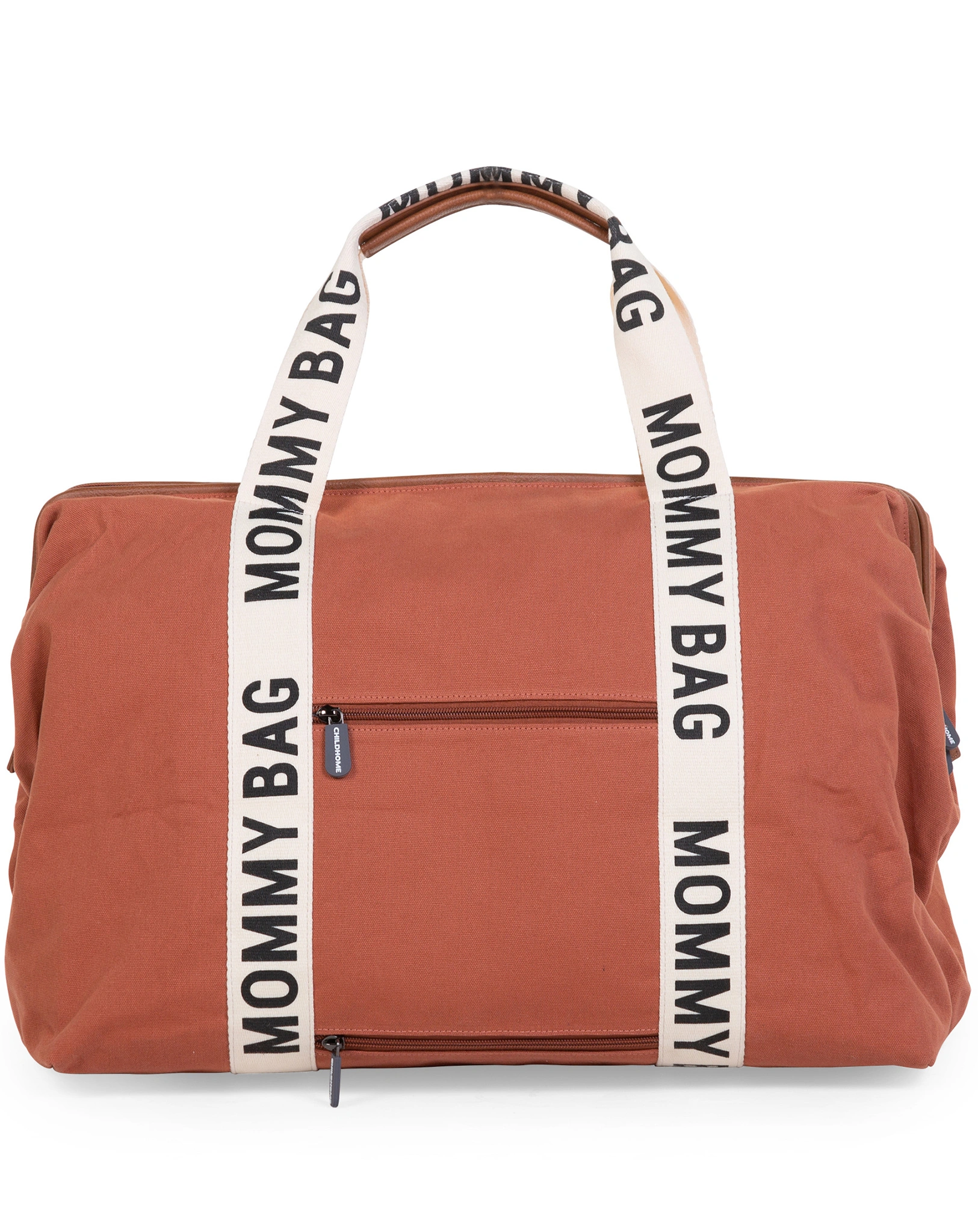 Canvas-Wickeltasche MOMMY BAG SIG (55x35x40) in terracotta