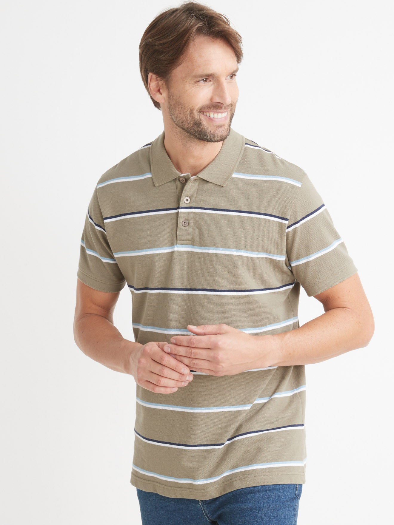 Polo manches courtes maille piquée