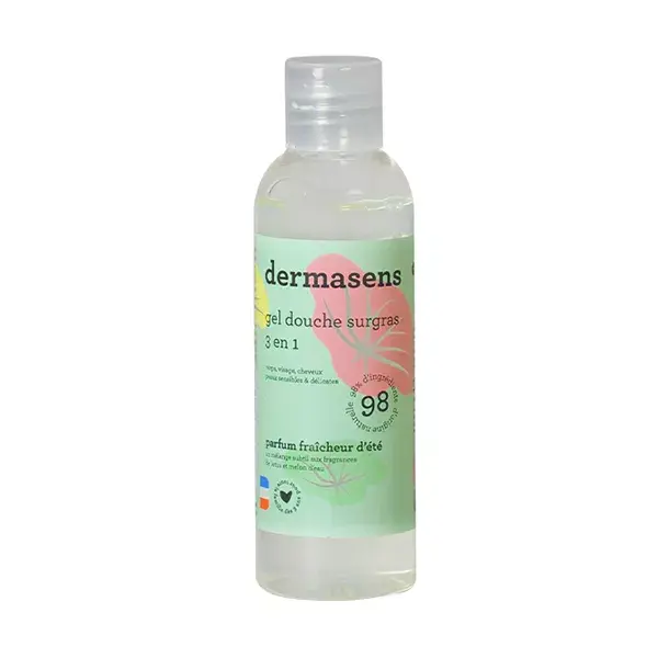 Dermasens Gel de Banho Extra-Rico 3 em 1 Frescor de Verão 100 mL