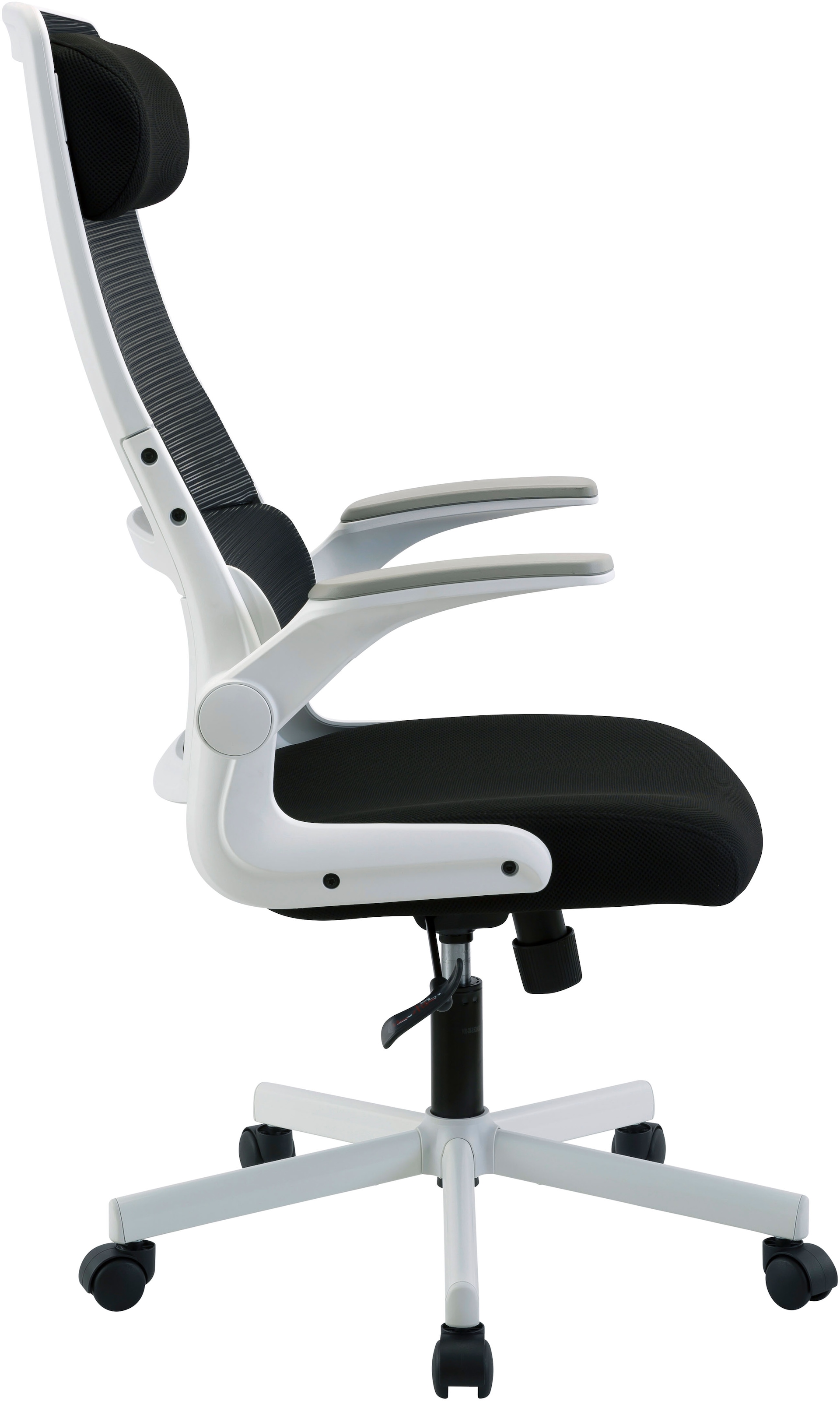 PLACES OF STYLE Bürostuhl »Menton, ergonomischer Schreibtischstuhl« () inkl. Kopfkissen, Lendenwirbelstütze, modernes Design