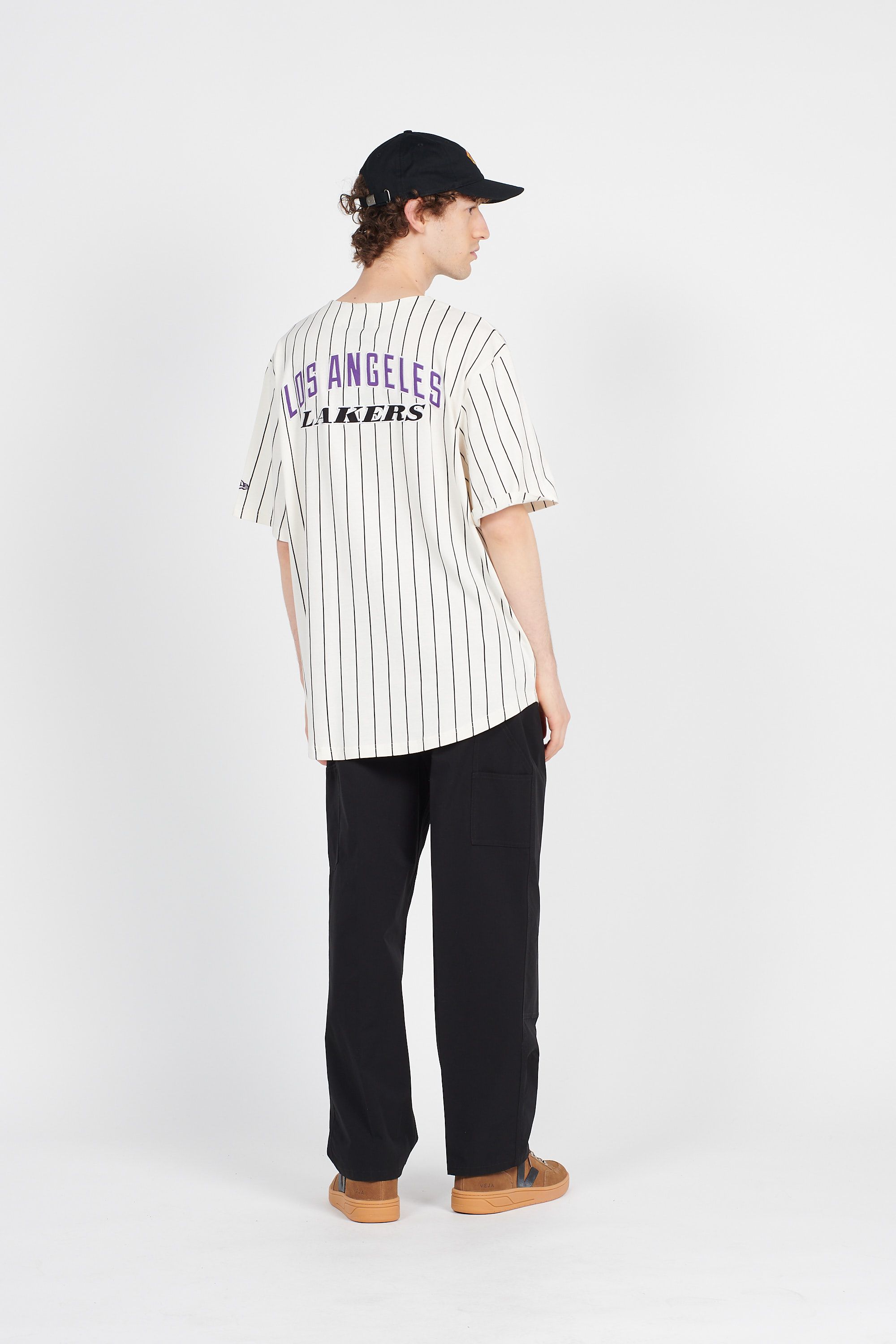 NEW ERA Maillot De Baseball  PINSTRIPE BASEBALL Beige