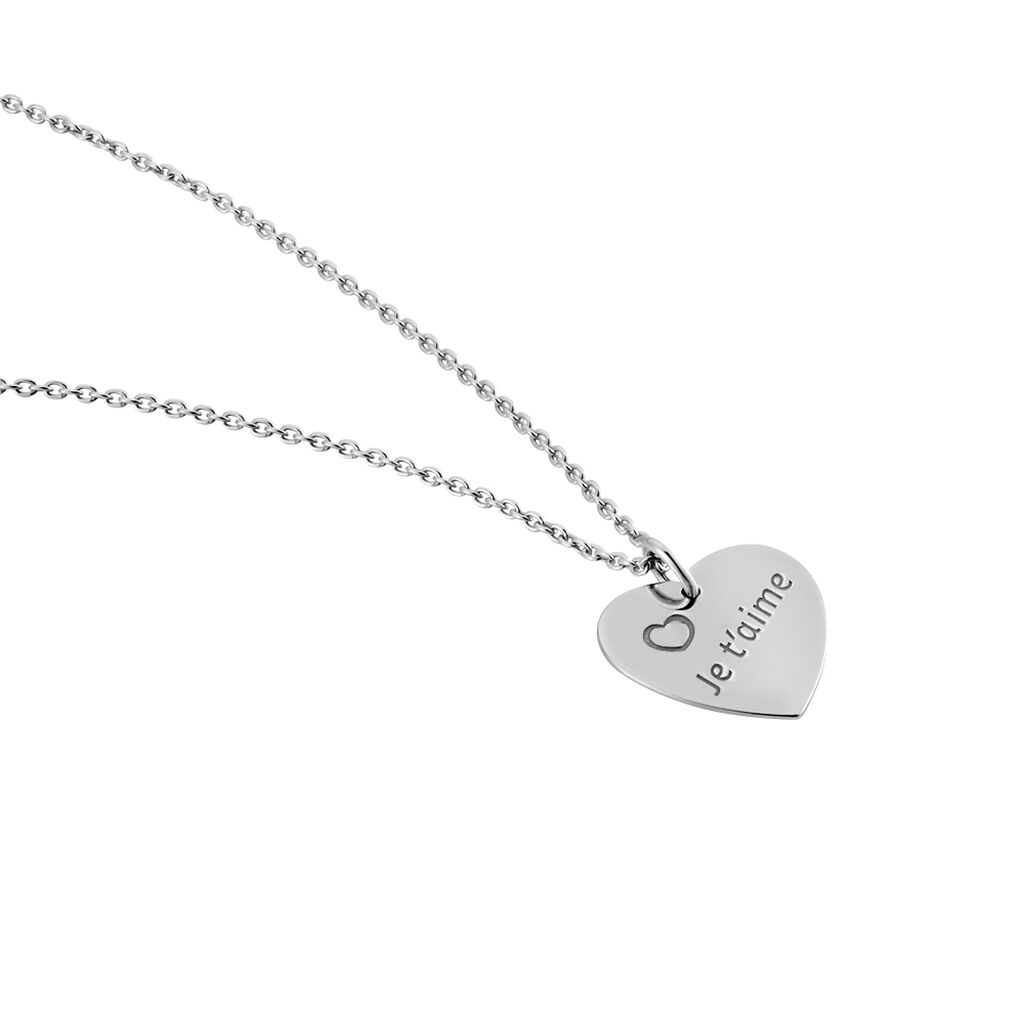 Collier Argent Blanc Sharla
