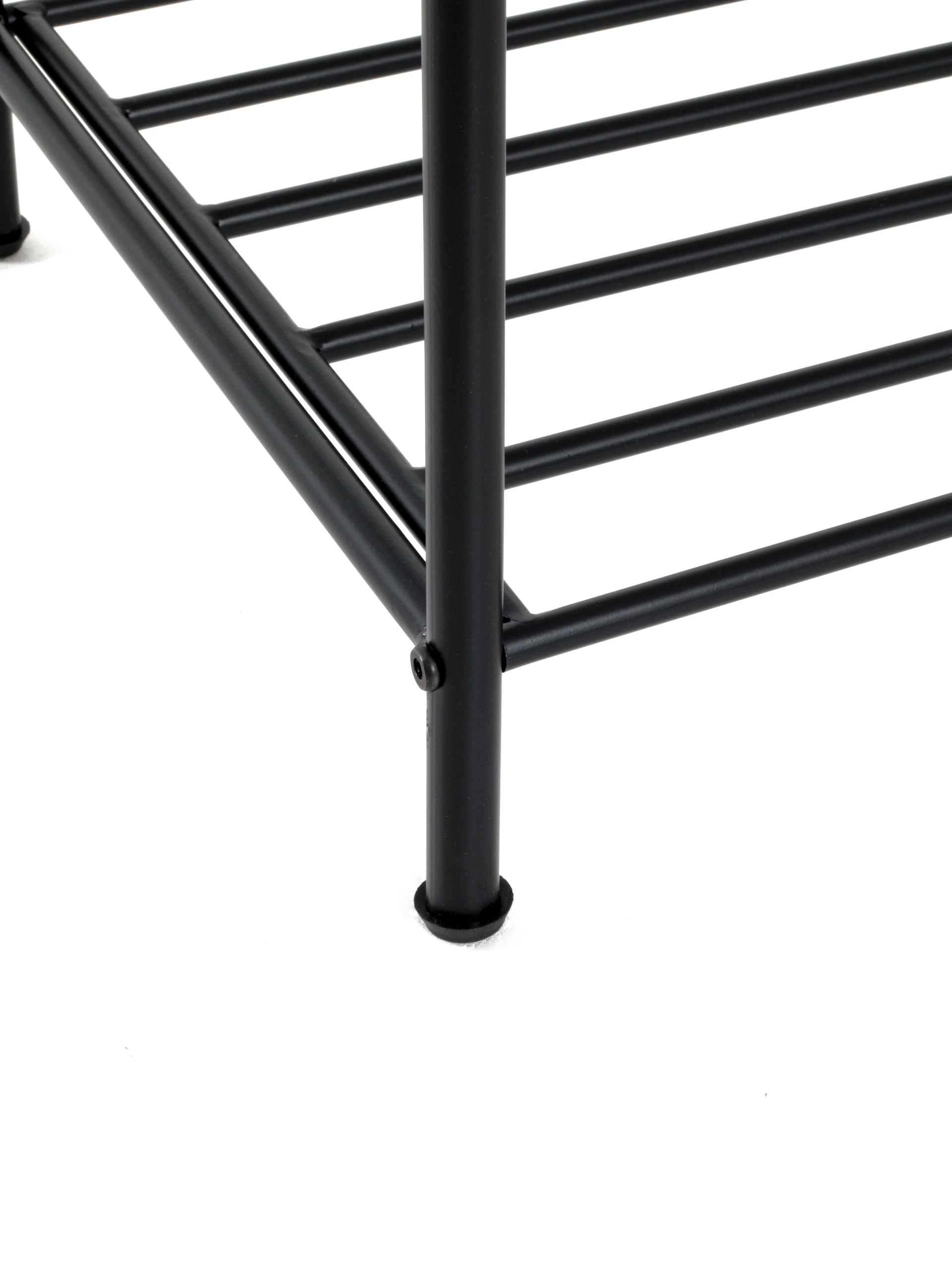 Schuhregal 83 x 37 cm schwarz
