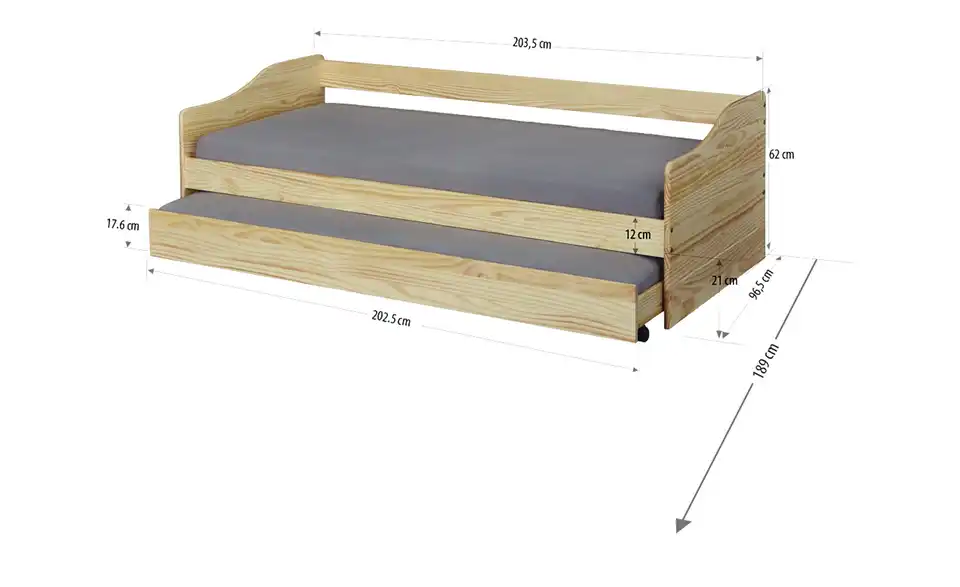 Funktionsbett Leonie
