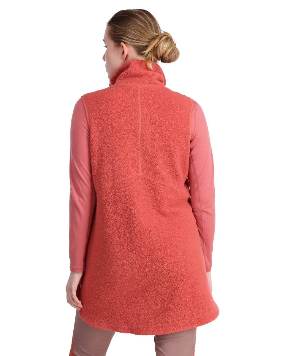 Kari Traa Women's Sanne Pile Vest Long Cedar