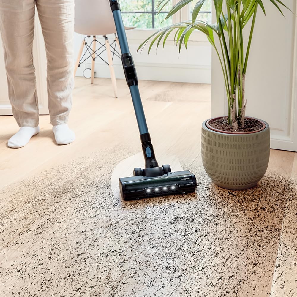 Cecotec Kabelloser Stielstaubsauger Conga Rockstar 6500 Century ErgoWet Animal. 4-in-1, 630W, 30 kPa und 100 Minuten Autonomie, Jalisco-Bürste mit 200AW, Wasserbehälter und Zubehör für Tiere
