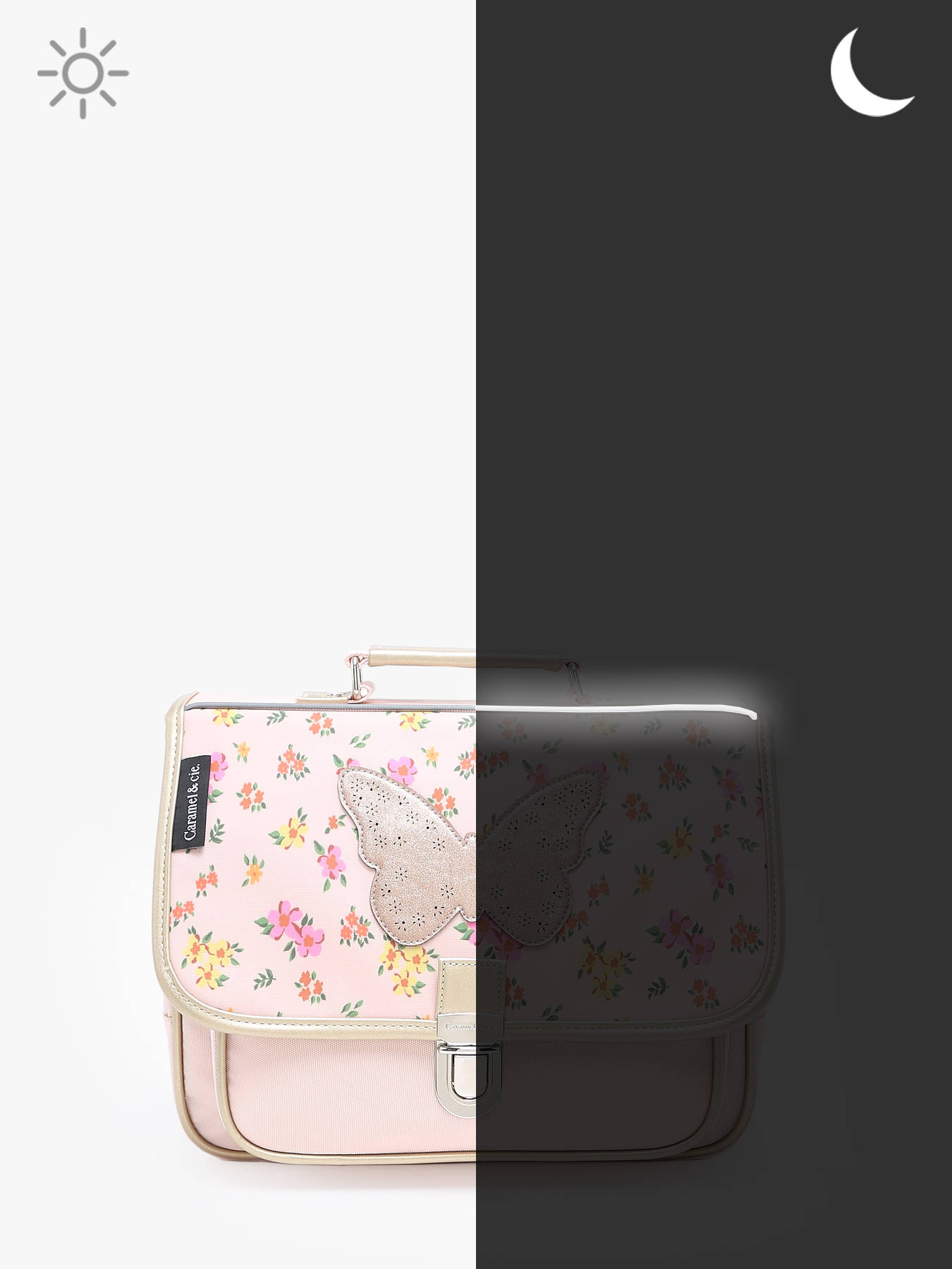 Cartable 1 compartiment CARAMEL ET CIE