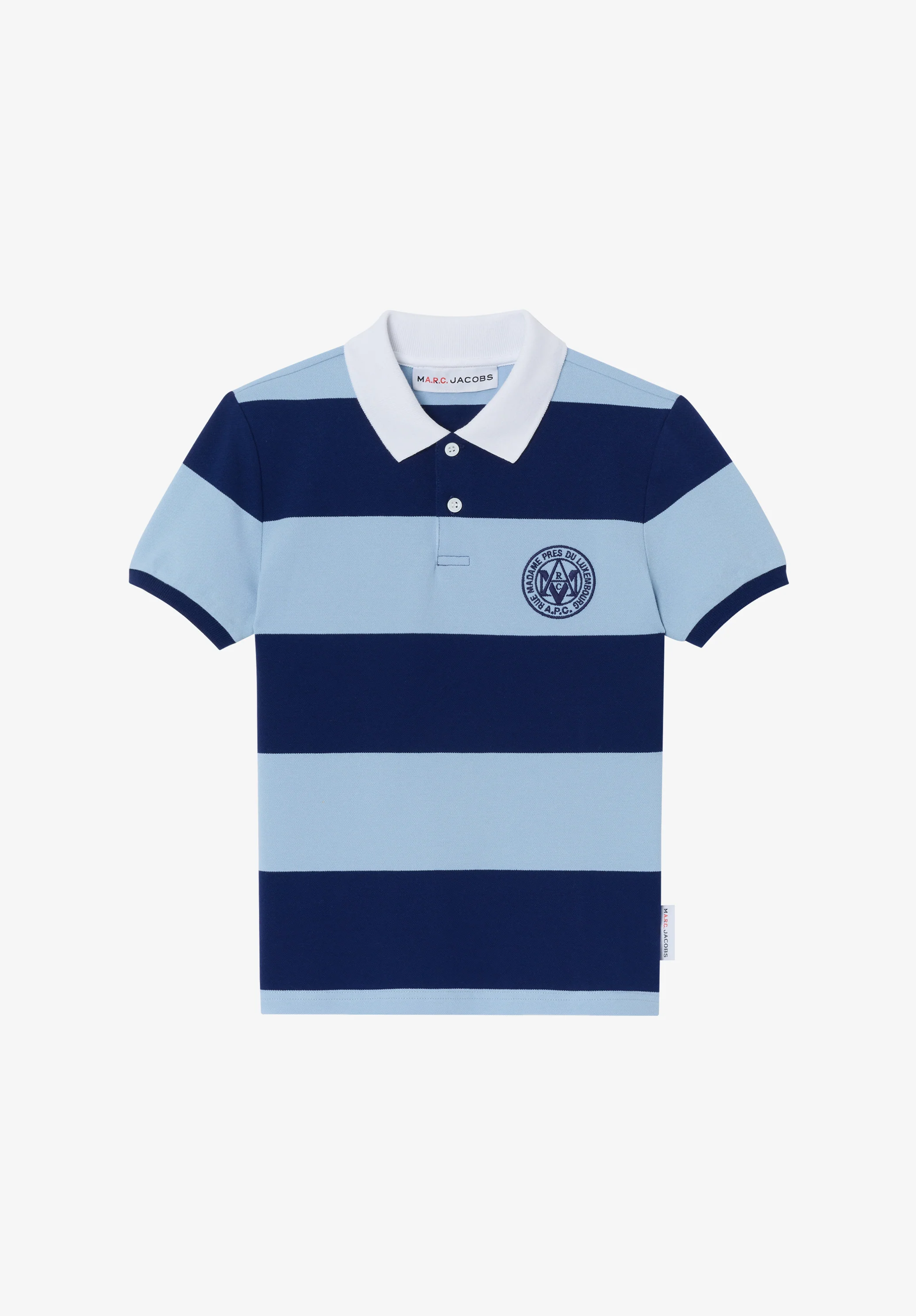 A.P.C. x Marc Jacobs. The Shrunken Polo - Dark navy/bleu