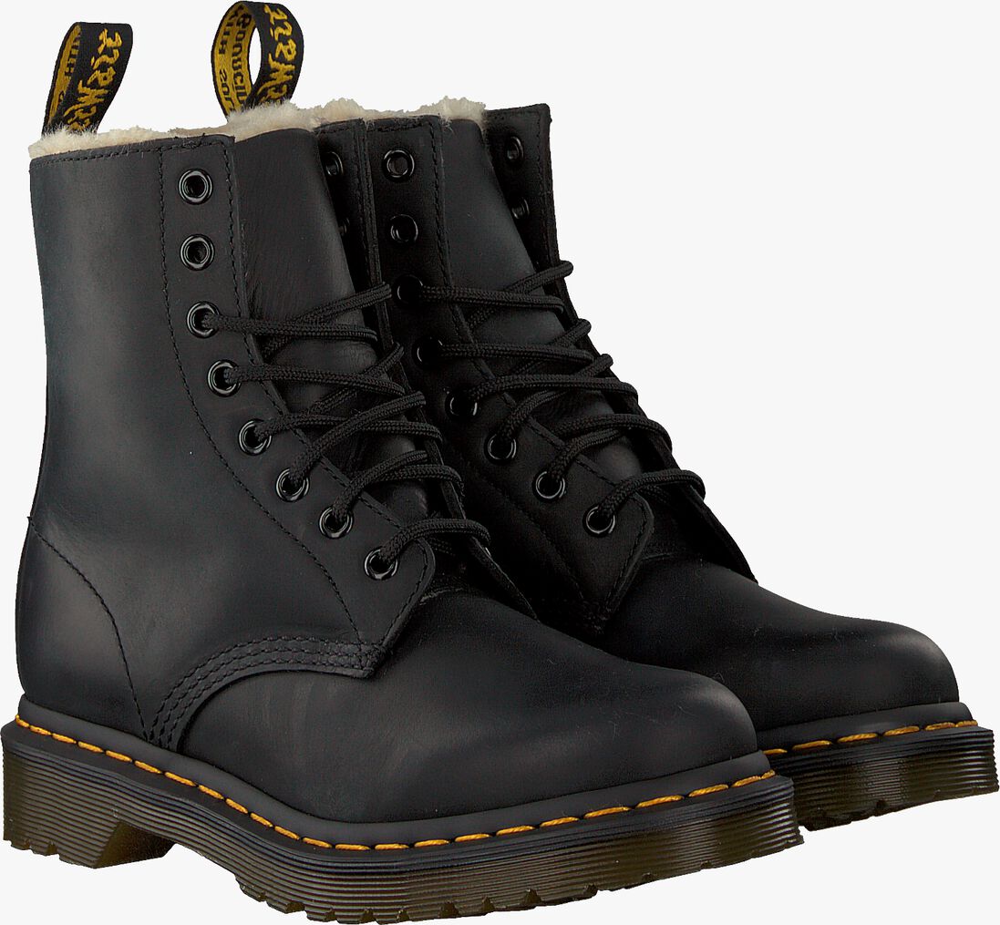 DR MARTENS zwarte dr martens veterboots 1460 w
