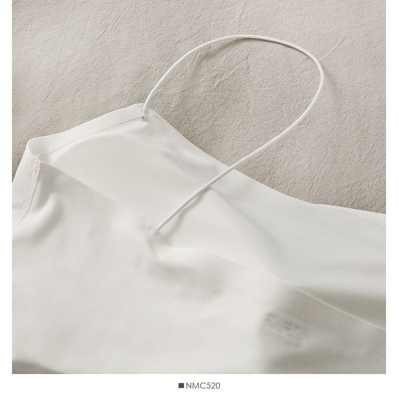 Lemongrass - Gewatteerde crop top met camisole