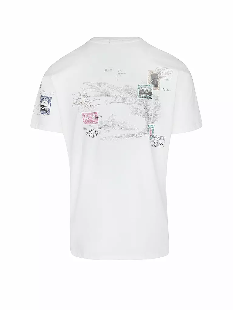 REPLAY T-Shirt  weiss