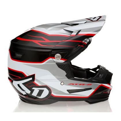 Casque cross 6D Helmets ATR-2 PHASE 2024 - Blanc / Rouge