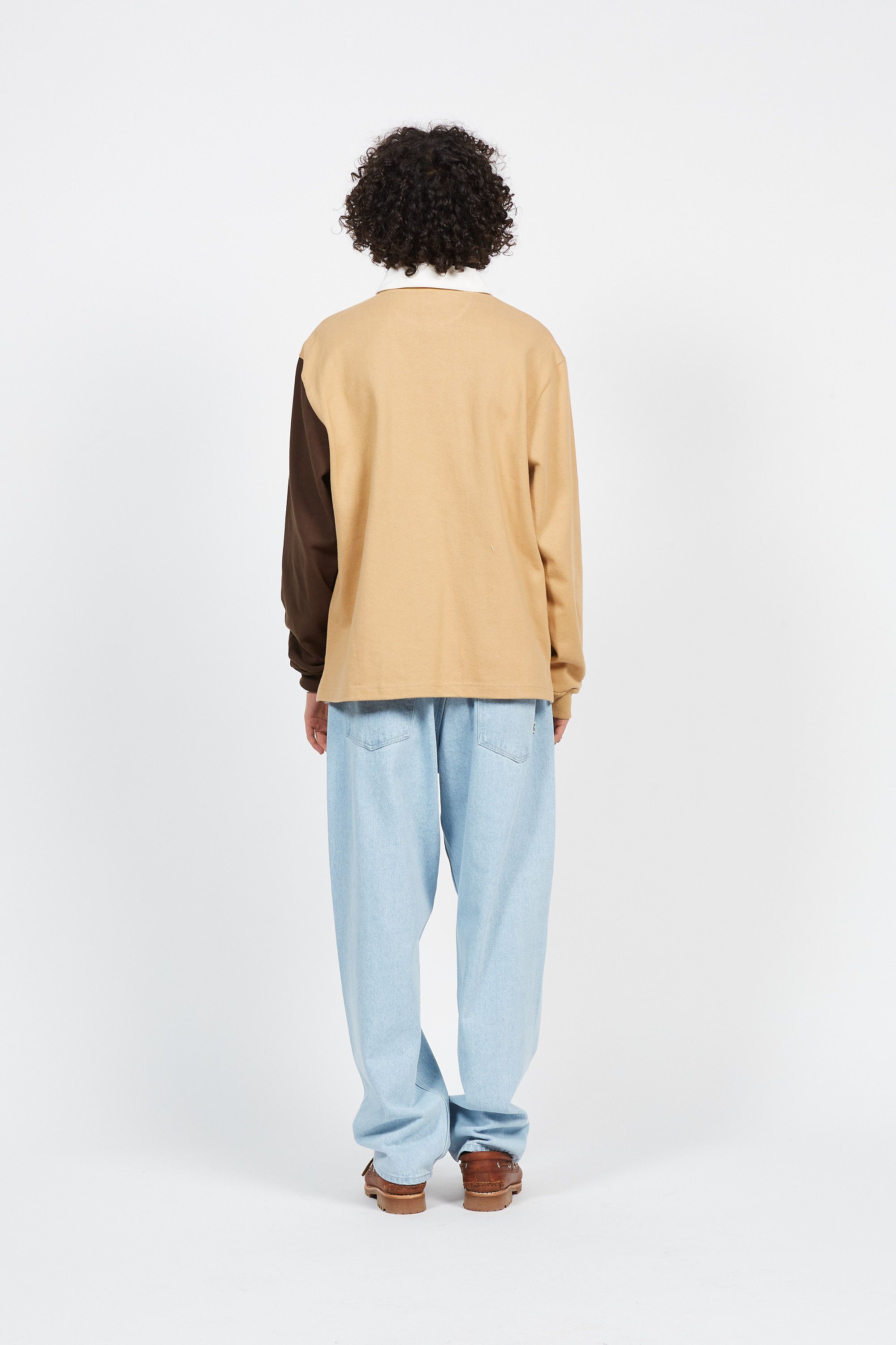 HUF Polo MIXED UP Beige