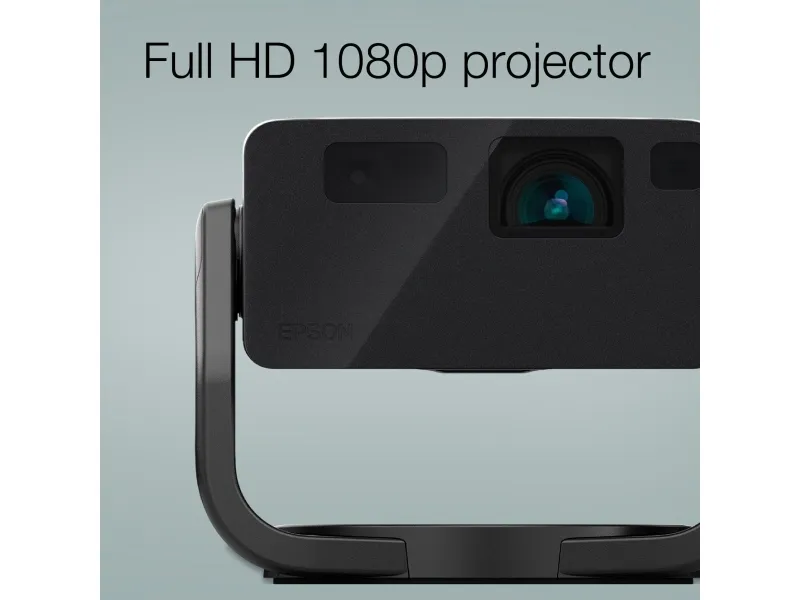 Epson EF-22B - 3LCD-projektor - bærbar - 1000 lumen (hvid) - 1000 lumen (farve) - Full HD (1920 x 1080) - 16:9 - 1080p - sort