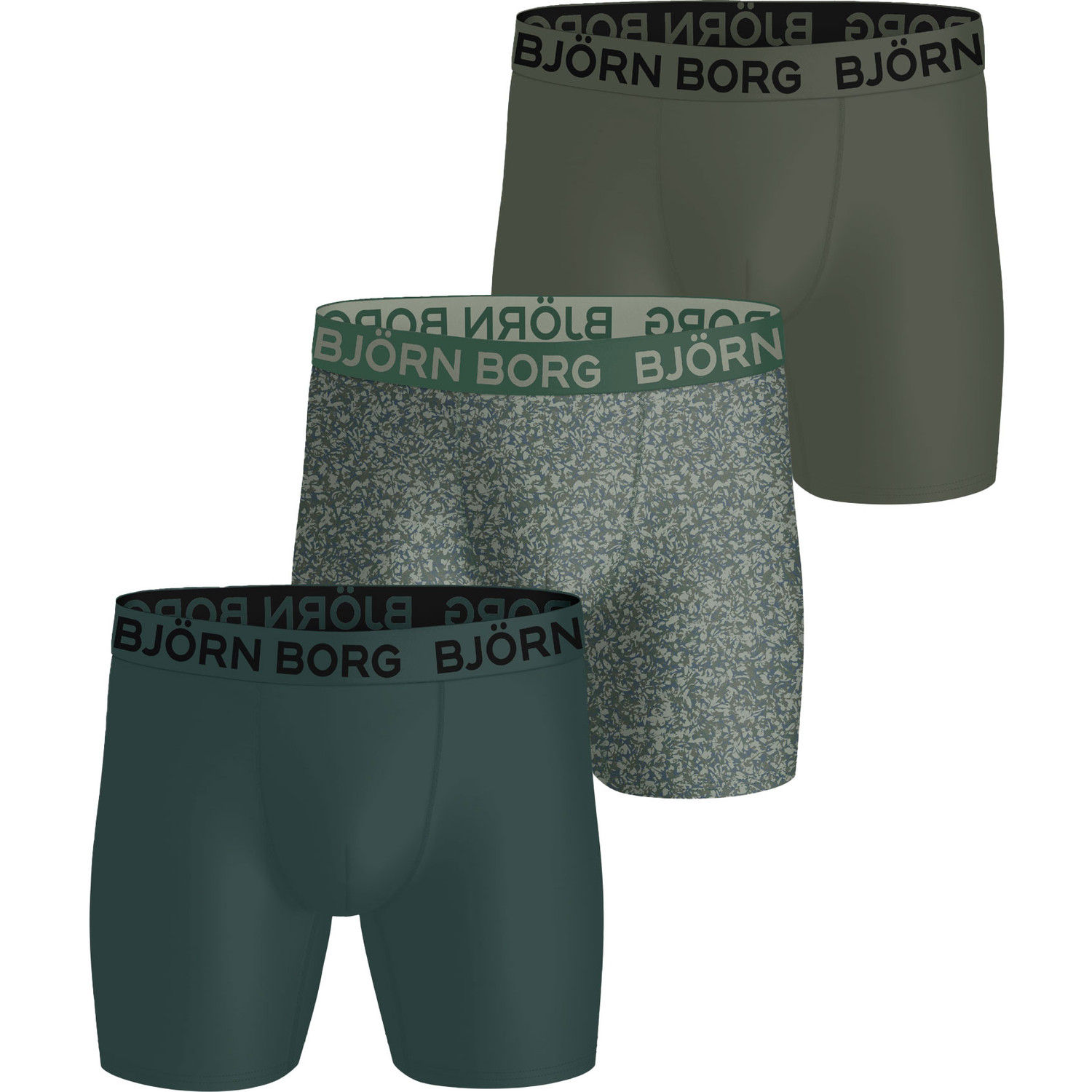 Björn Borg Sports Microfiber Boxer 3-Pack Heren