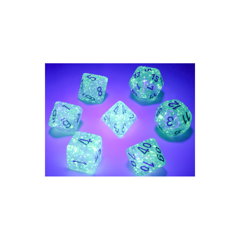 Set de 7 Dés JDR Chessex : Borealis