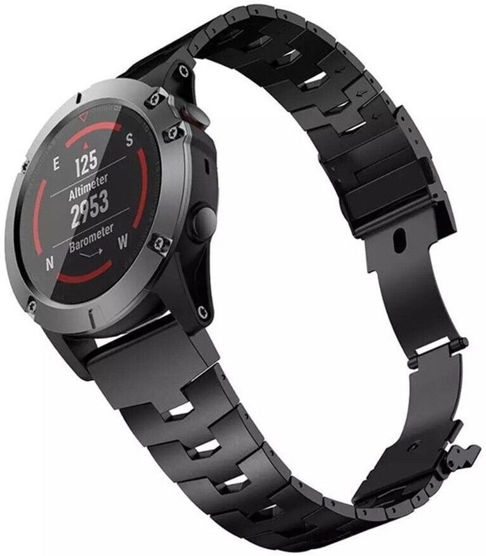 Garmin - Approach S70 - Titanium Bandje - Zwart - 47mm
