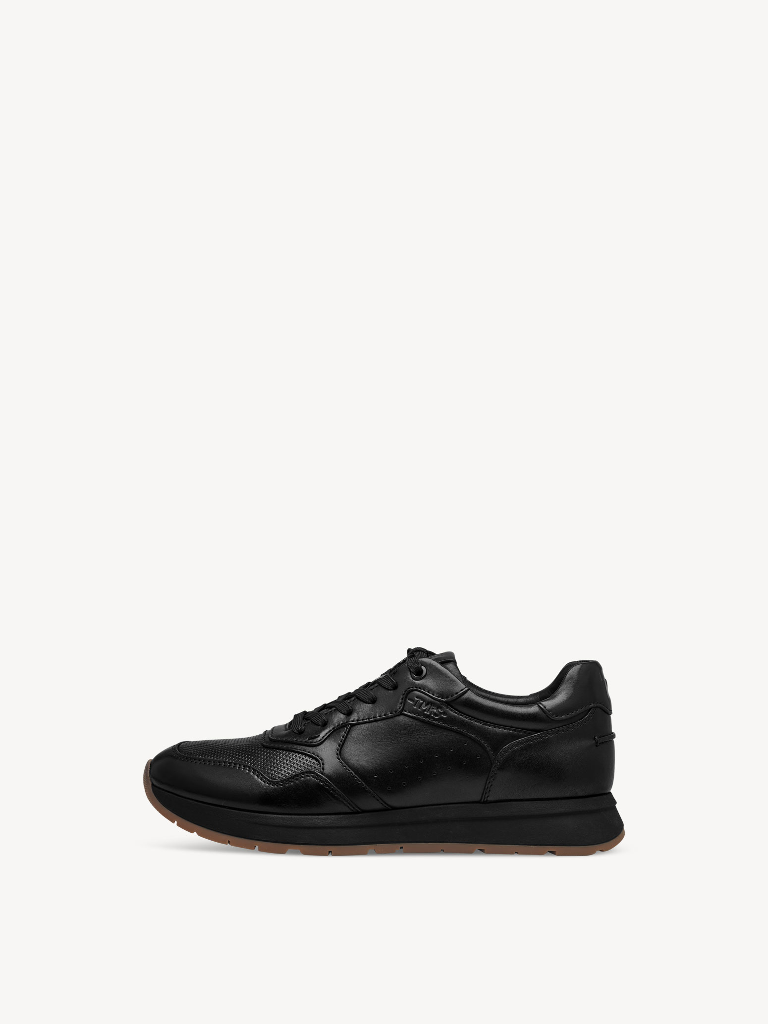 Leren Sneaker - zwart