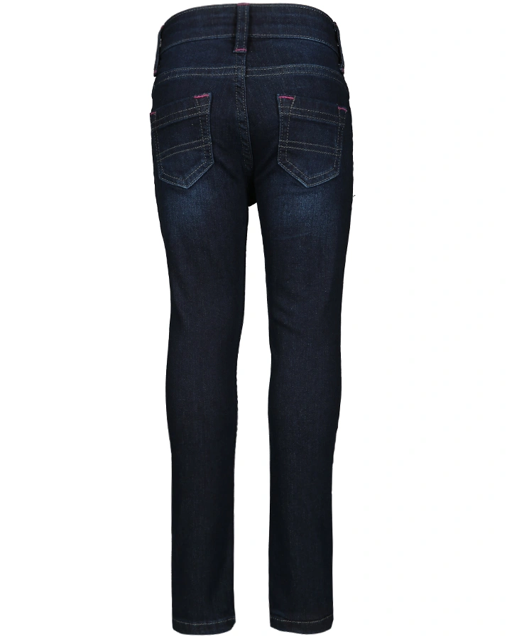 Jeans-Hose PINKES HERZ Skinny Fit in dark blue denim