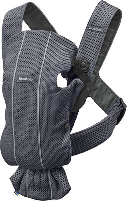 BabyBjörn Mini Bæresele 3D Mesh, Anthracite