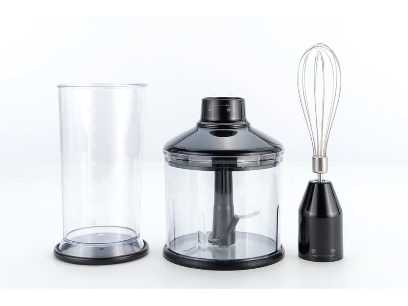 Koenig Stabmixer B04117 Schwarz/Silber Kabelloses Stabmixer-Set