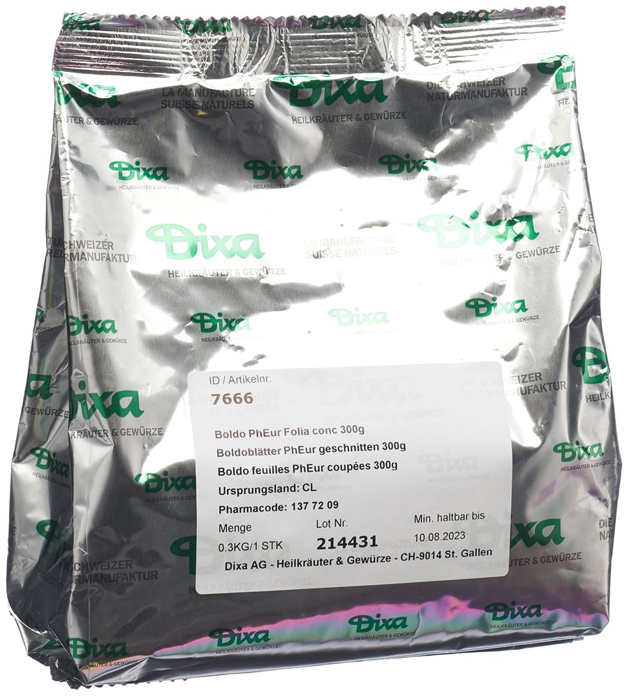 DIXA Boldoblätter<br>300 g, PhEur geschnitten