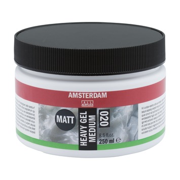 Amsterdam verf heavy gel medium mat 250ml
