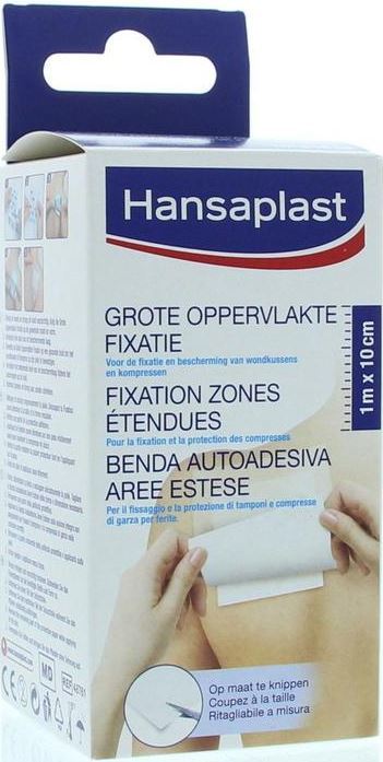 Hansaplast Grote oppervlakte 1 m x 10 cm 1 stuk