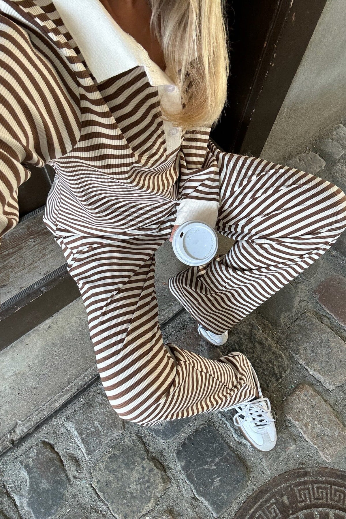 BYIC Zhannaic Pants bs brown stripes