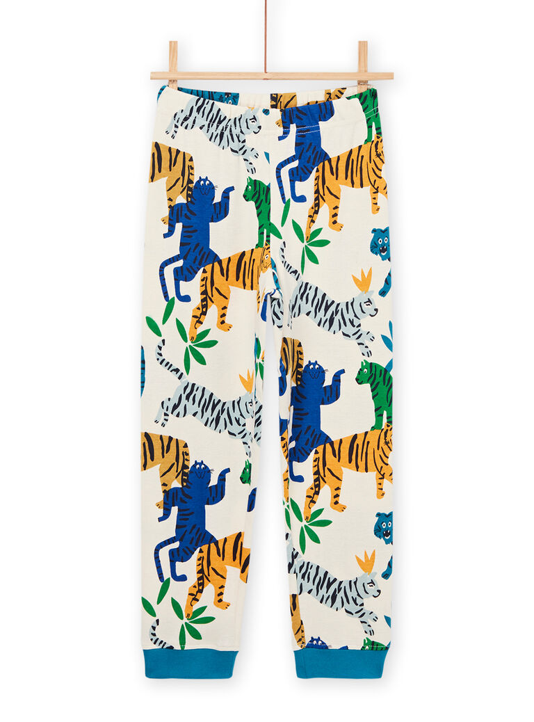 Pyjama à imprimé tigre