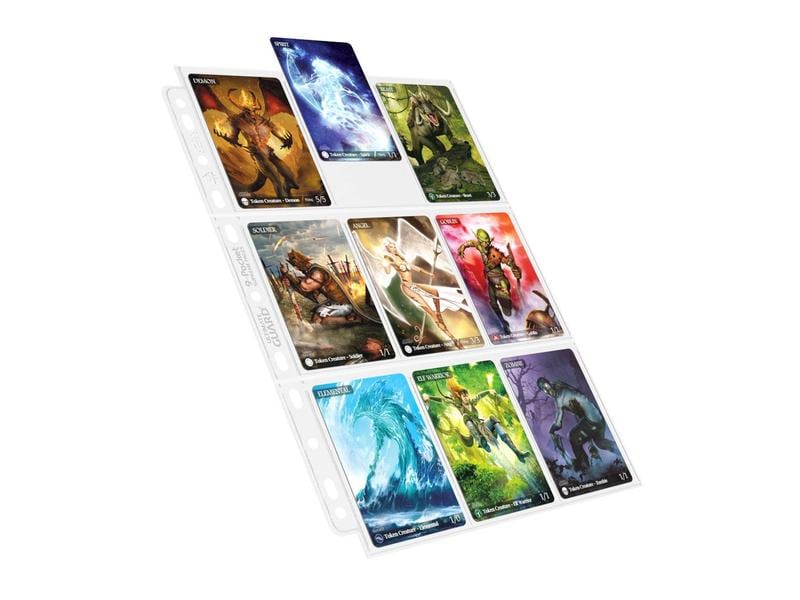 Ultimate Guard Ordner-Einlagen 9-Pocket Pages 100 Stk. Hochwertige Ordnerseiten mit 9 Taschen