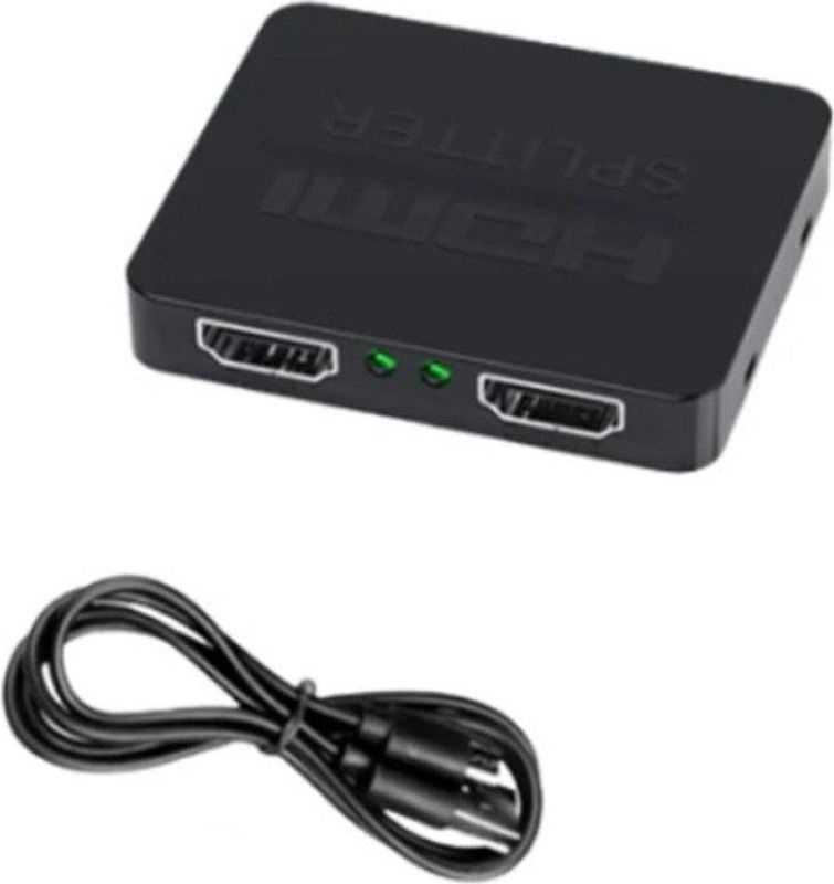 HDMI Splitter - 1 naar 2 - HDMI1.4 - Voeding via USB