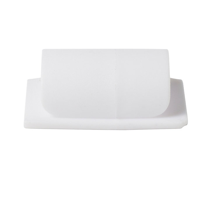 20 embases de rangement de câble Diall 10 mm transparent