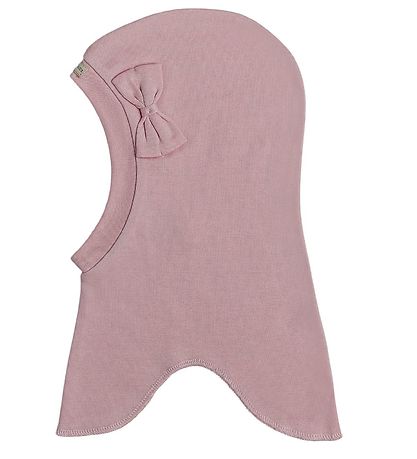 Racing Kids Schlupfmütze - 1-lagig - Dusty Rose m. Schleife