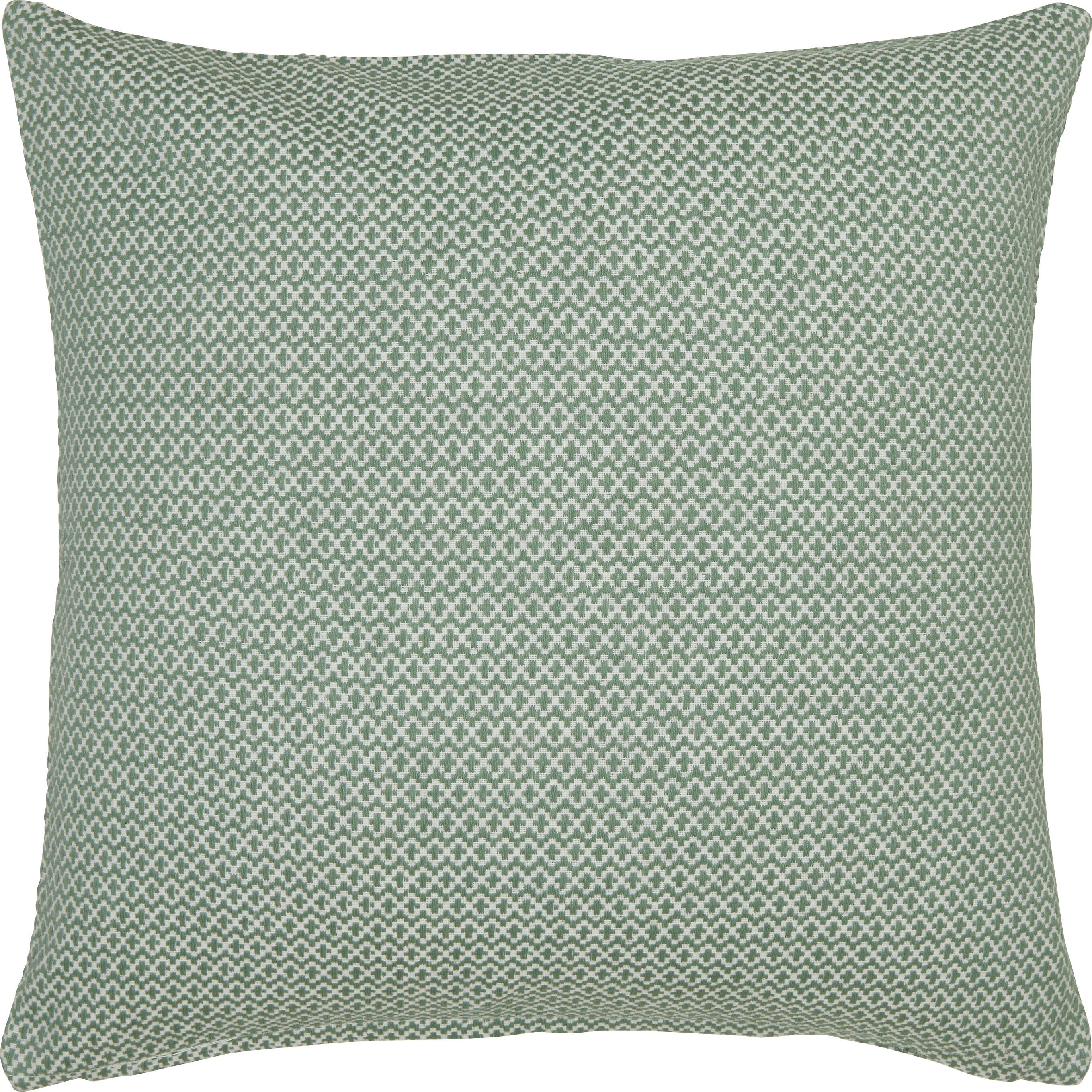 JULIA Zierkissenhülle - Grün / B: 45.0 cm x H: 45.0 cm