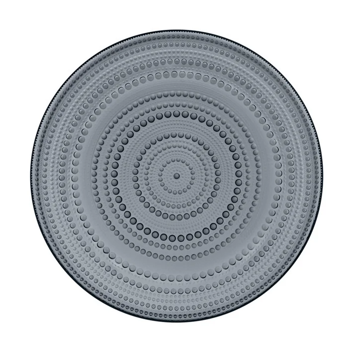 Iittala - Kastehelmi Teller, Ø 31,5 cm, dunkelgrau