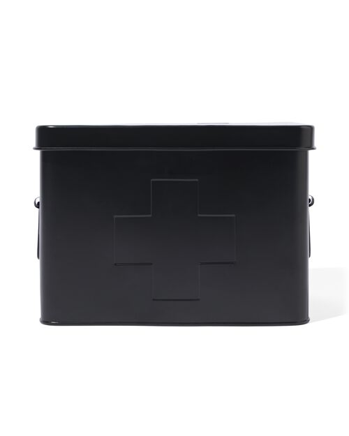 boîte à pharmacie petit modèle noir 14.5x23x16