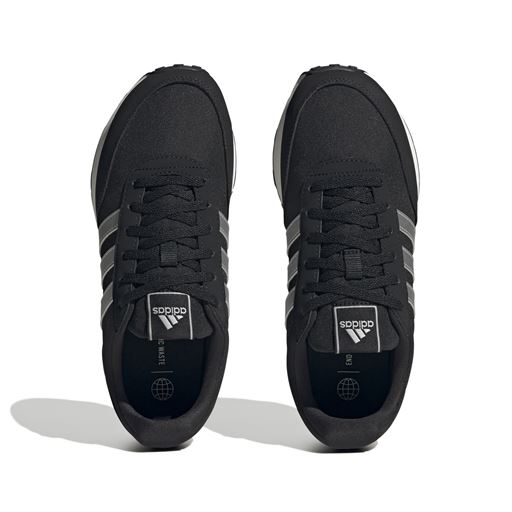 Adidas Run 60s 3.0 Sneakers, Core Black/Silver Metallic/Core White, 38