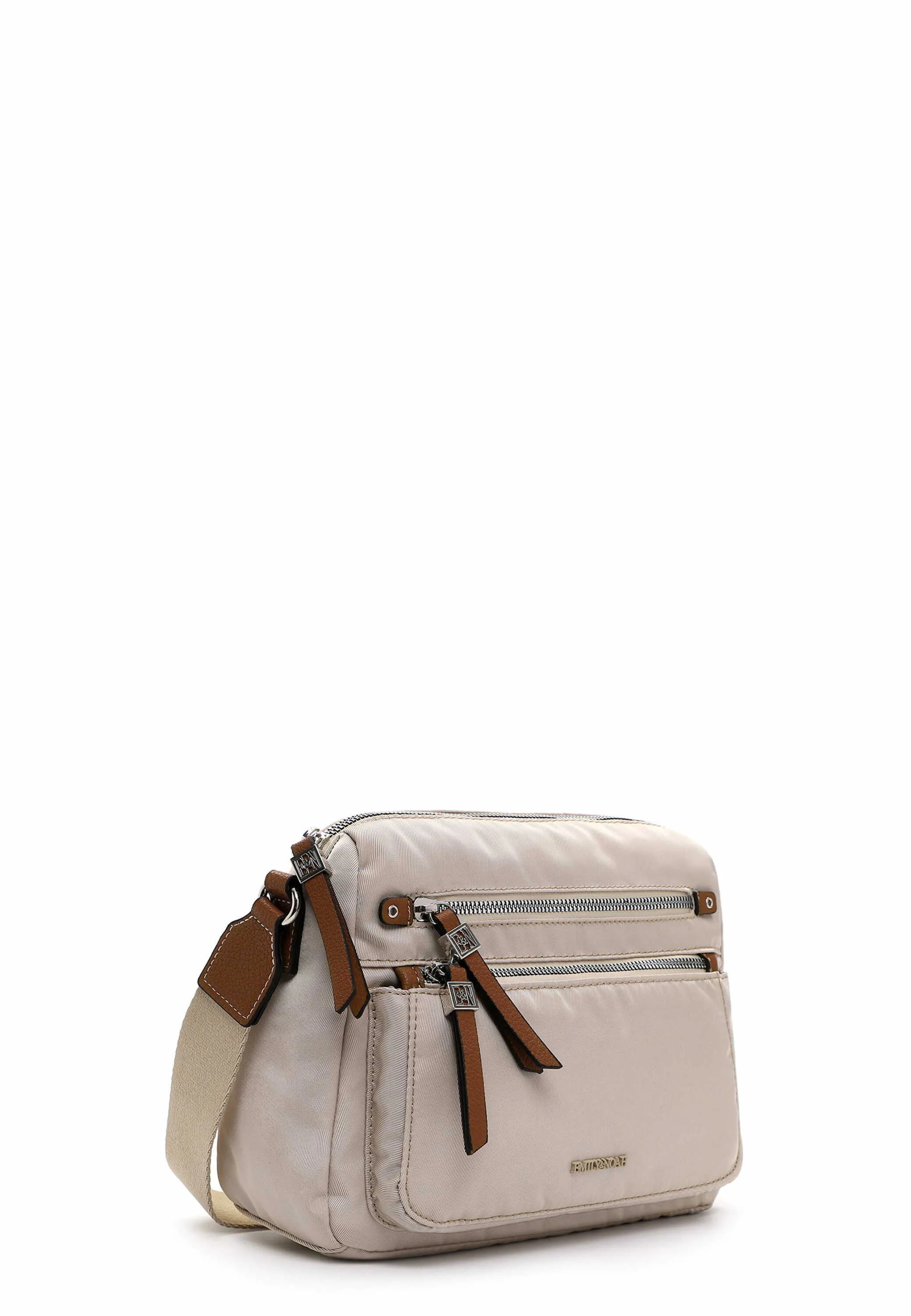 EMILY & NOAH Umhängetasche Beige Textil