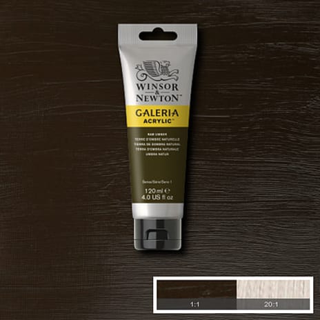 Winsor & Newton Galeria acrylic 120ml Raw Umber 554