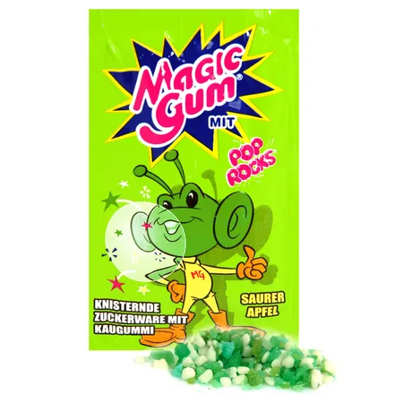 DOK Kaugummi Magic Gum Saurer Apfel, 7g