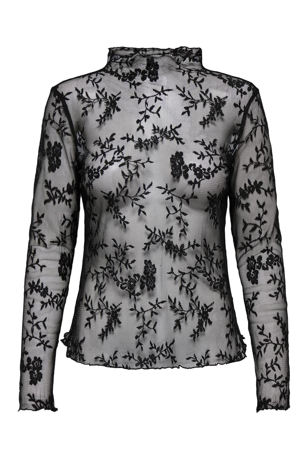 Only Onllinley Ls Lace Top 4765863 black
