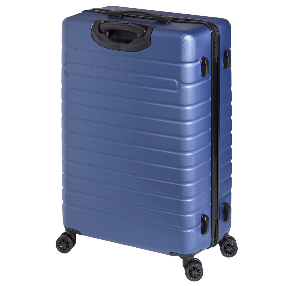 Valise rigide bleue marine L77xl51xH28 cm