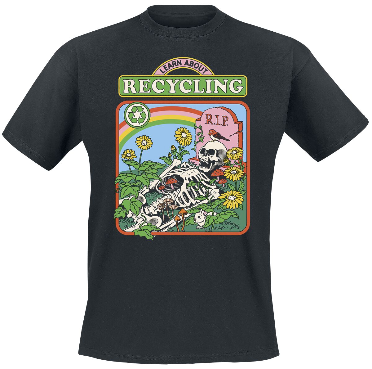 Learn About Recycling | Steven Rhodes T-Shirt Manches courtes