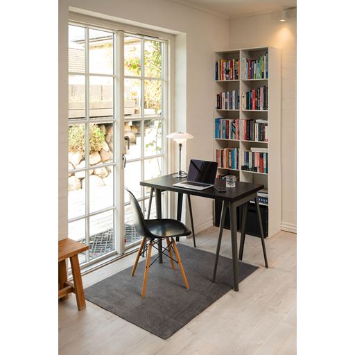 Tica Copenhagen Unicolor Gulvtæppe, Steelgrey, 90x130 cm