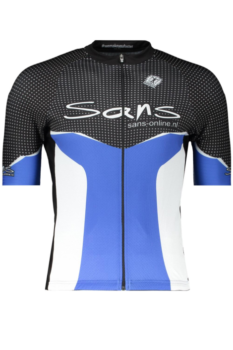 Sans blauwe heren sport jas
