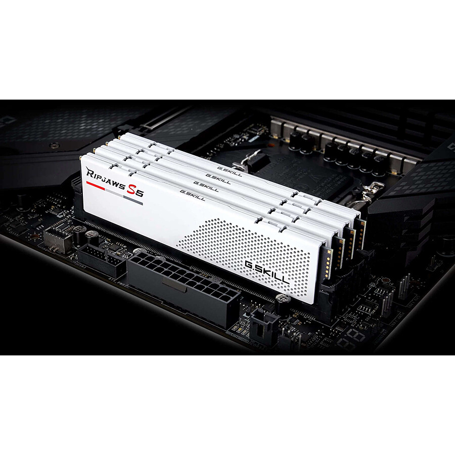 G.Skill Ripjaws S5 White - 2 x 16 Go (32 Go) - DDR5 6400 MHz - CL36